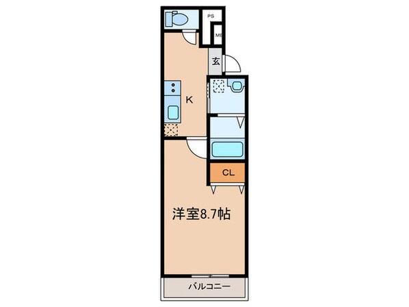 ﾌｼﾞﾊﾟﾚｽ阪急園田WESTⅢ番館の物件間取画像